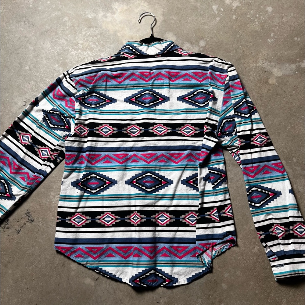 Colorful Geometric Patterned Shirt - Picture 2 of 3